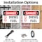 Signmission Diesel Fuel Danger Sign, Plastic, 10in W x 7in L, 2PK OS-2PACK-DS-P-710-L-1122 - alternate 4